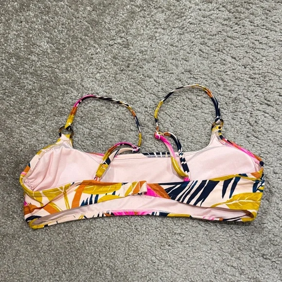 Tropical Leaf Print Bikini Set - Picture 3 of 8